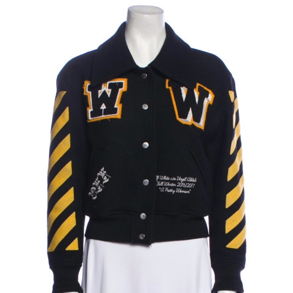 Off-White Varsity Jacket - image 1